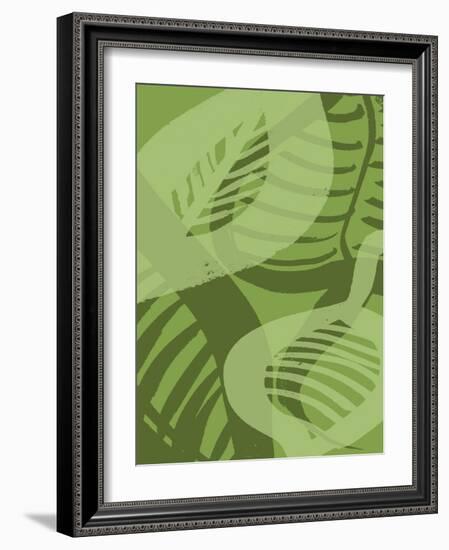 Shades of Green II-Alicia Ludwig-Framed Art Print