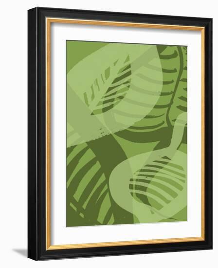 Shades of Green II-Alicia Ludwig-Framed Art Print