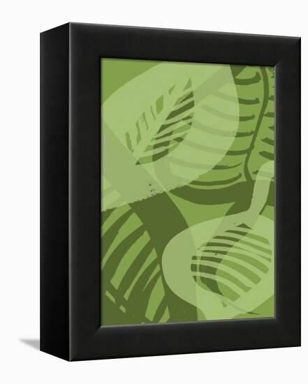 Shades of Green II-Alicia Ludwig-Framed Stretched Canvas