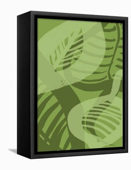 Shades of Green II-Alicia Ludwig-Framed Stretched Canvas