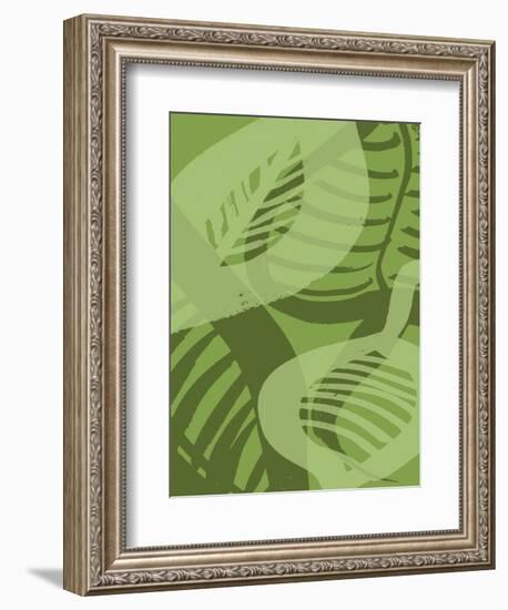 Shades of Green II-Alicia Ludwig-Framed Art Print