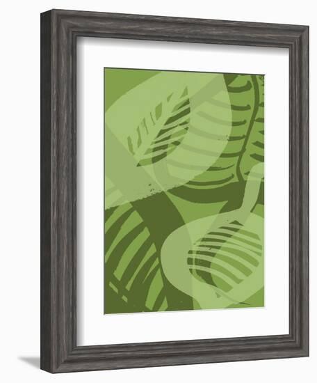 Shades of Green II-Alicia Ludwig-Framed Art Print