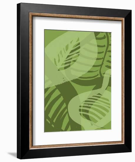 Shades of Green II-Alicia Ludwig-Framed Art Print