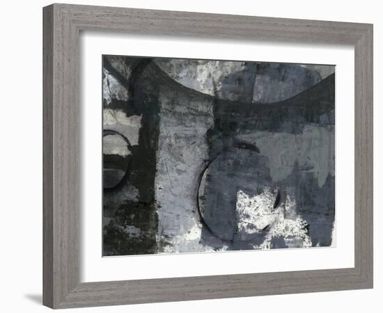 Shades of Grey V-Elena Ray-Framed Art Print