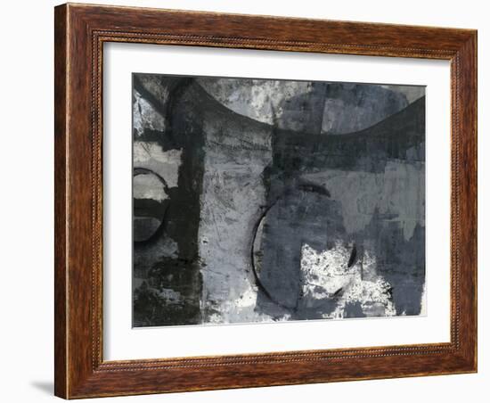 Shades of Grey V-Elena Ray-Framed Art Print