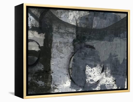 Shades of Grey V-Elena Ray-Framed Stretched Canvas