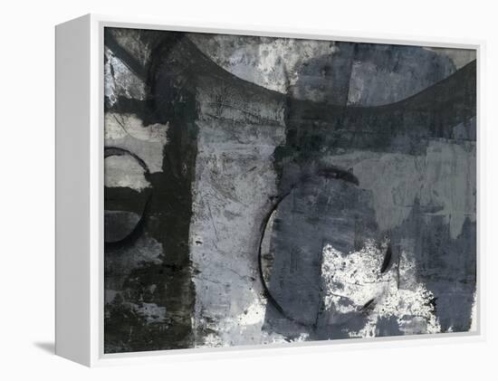 Shades of Grey V-Elena Ray-Framed Stretched Canvas