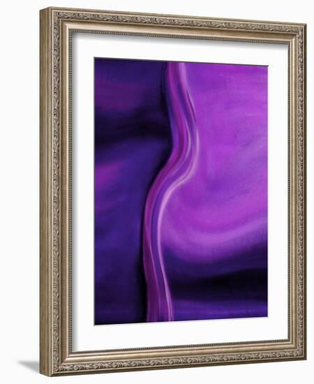 Shades of Purple I-Ruth Palmer 2-Framed Art Print