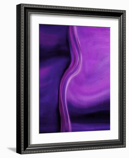 Shades of Purple I-Ruth Palmer 2-Framed Art Print