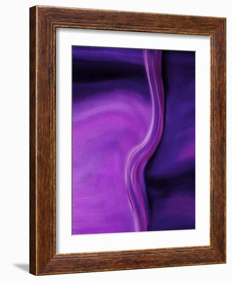 Shades of Purple II-Ruth Palmer 2-Framed Art Print