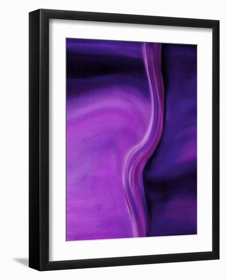 Shades of Purple II-Ruth Palmer 2-Framed Art Print