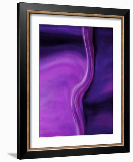 Shades of Purple II-Ruth Palmer 2-Framed Art Print