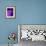 Shades of Purple II-Ruth Palmer 2-Framed Art Print displayed on a wall