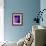 Shades of Purple II-Ruth Palmer 2-Framed Art Print displayed on a wall
