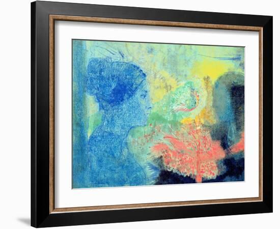 Shades of Sleep-Odilon Redon-Framed Giclee Print