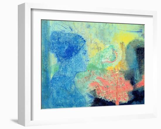 Shades of Sleep-Odilon Redon-Framed Giclee Print