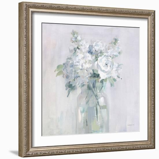 Shades of White Bouquet-Danhui Nai-Framed Art Print