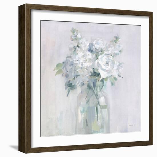 Shades of White Bouquet-Danhui Nai-Framed Art Print