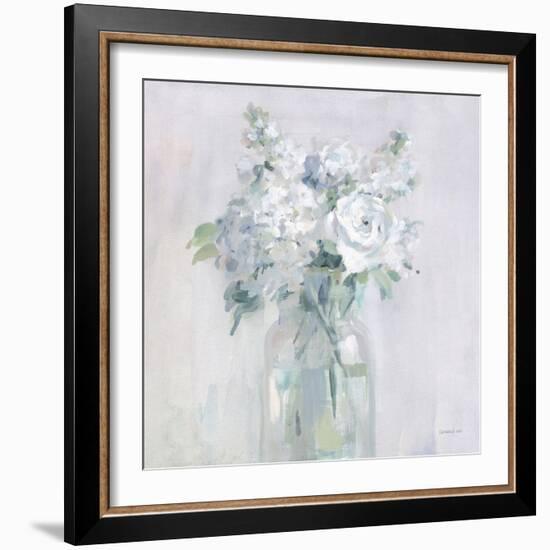 Shades of White Bouquet-Danhui Nai-Framed Art Print