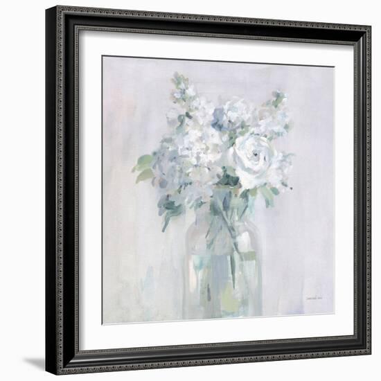 Shades of White Bouquet-Danhui Nai-Framed Art Print