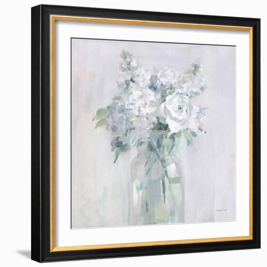 Shades of White Bouquet-Danhui Nai-Framed Art Print