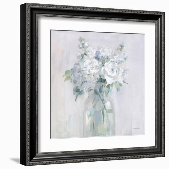 Shades of White Bouquet-Danhui Nai-Framed Art Print