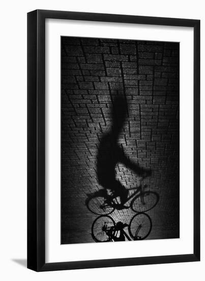 Shadow Bike-Antonio Grambone-Framed Giclee Print