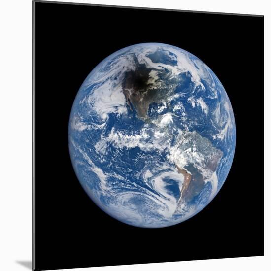 Shadow Cast by 2017 Total Solar Eclipse-null-Mounted Photographic Print