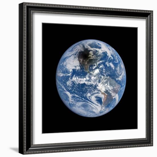 Shadow Cast by 2017 Total Solar Eclipse-null-Framed Photographic Print