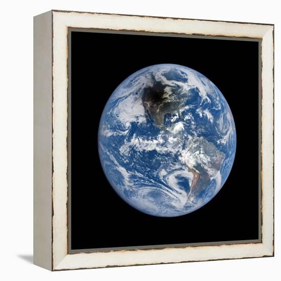 Shadow Cast by 2017 Total Solar Eclipse-null-Framed Premier Image Canvas