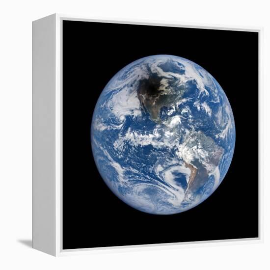 Shadow Cast by 2017 Total Solar Eclipse-null-Framed Premier Image Canvas