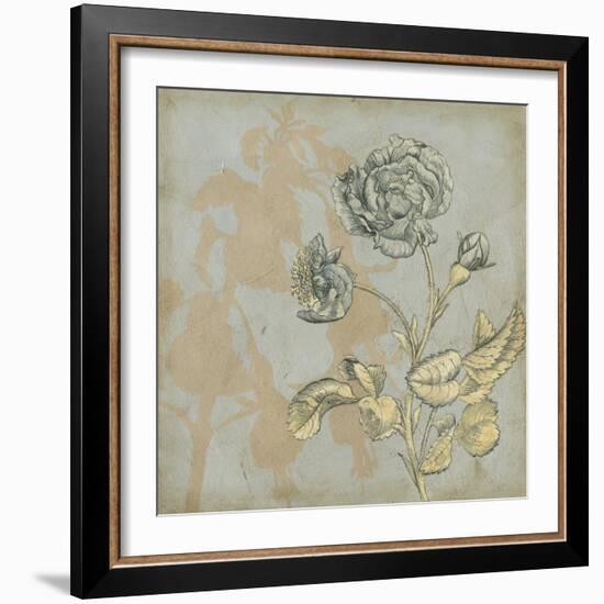 Shadow Floral IV-Megan Meagher-Framed Art Print