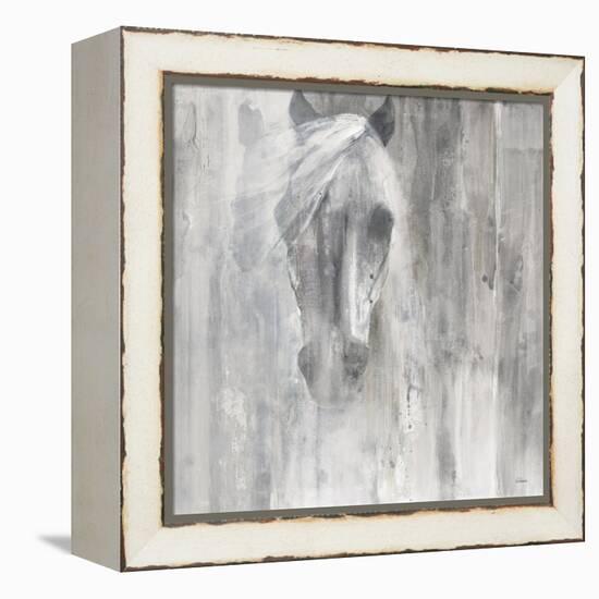 Shadow Gray-Albena Hristova-Framed Stretched Canvas