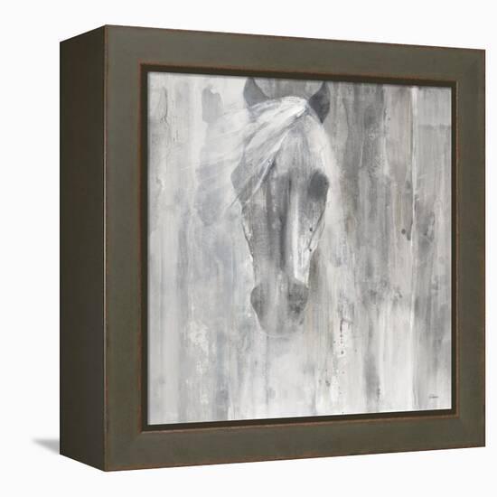 Shadow Gray-Albena Hristova-Framed Stretched Canvas