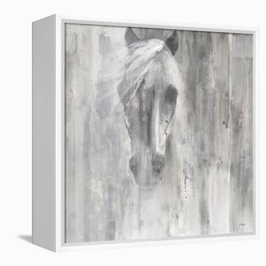 Shadow Gray-Albena Hristova-Framed Stretched Canvas