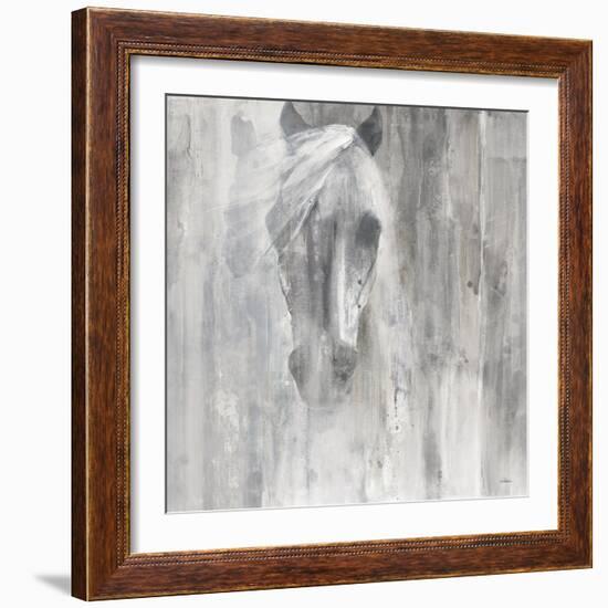 Shadow Gray-Albena Hristova-Framed Art Print