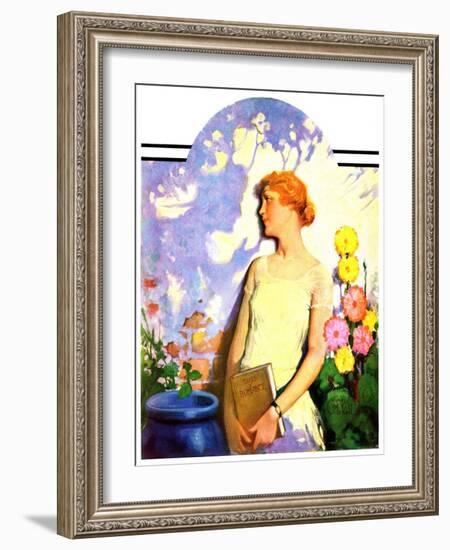 "Shadow Lover,"April 13, 1929-James C. McKell-Framed Giclee Print