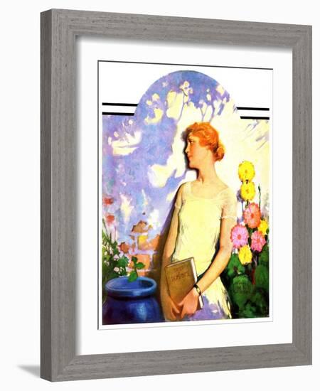 "Shadow Lover,"April 13, 1929-James C. McKell-Framed Giclee Print