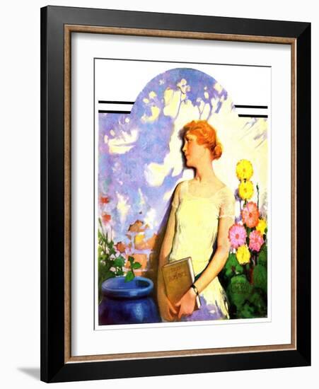 "Shadow Lover,"April 13, 1929-James C. McKell-Framed Giclee Print