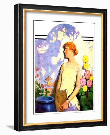 "Shadow Lover,"April 13, 1929-James C. McKell-Framed Giclee Print