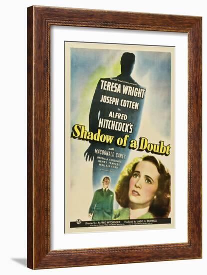 Shadow of a Doubt 1943-null-Framed Giclee Print