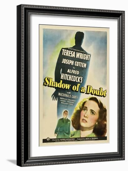 Shadow of a Doubt 1943-null-Framed Giclee Print