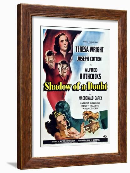 Shadow of a Doubt-null-Framed Art Print