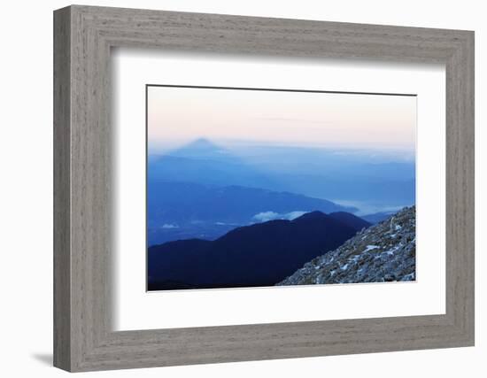 Shadow of Mount Vihren, 2945m, Pirin National Park, UNESCO World Heritage Site, Bansko, Bulgaria, E-Christian Kober-Framed Photographic Print