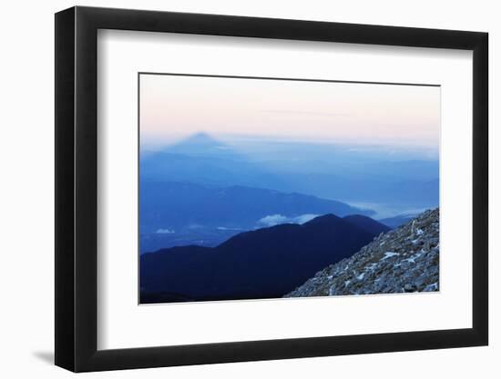 Shadow of Mount Vihren, 2945m, Pirin National Park, UNESCO World Heritage Site, Bansko, Bulgaria, E-Christian Kober-Framed Photographic Print