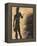 Shadow of Statue of David, Piazza Della Signoria, Florence, Tuscany, Italy, Europe-Martin Child-Framed Premier Image Canvas