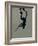 Shadow of Tennis Player in Action-null-Framed Photographic Print