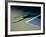 Shadow of Tennis Player Serving-null-Framed Photographic Print