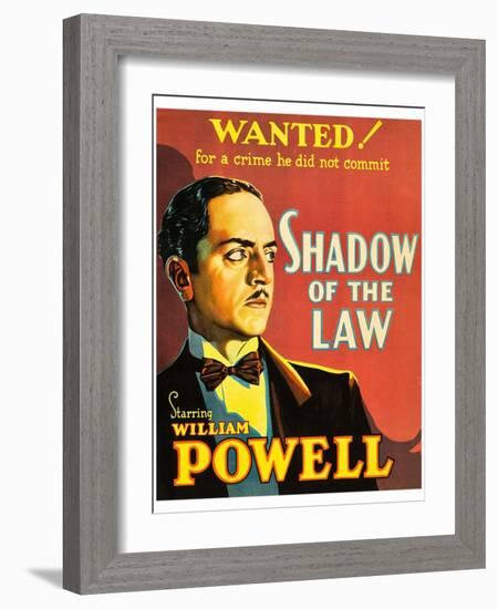 Shadow of the Law-null-Framed Art Print