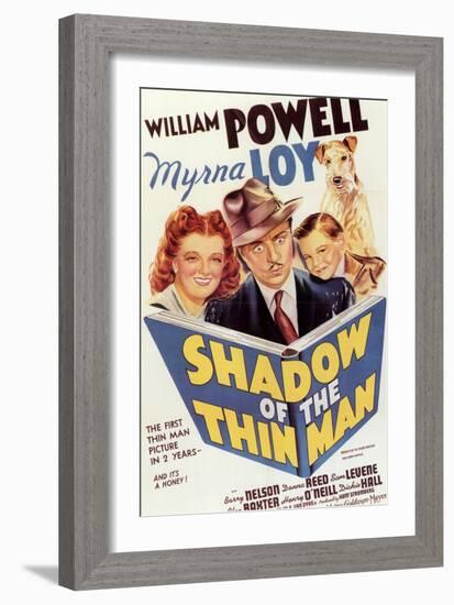 Shadow of the Thin Man, 1941-null-Framed Art Print